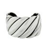 David Yurman Sculpted Cable rigid cuff bracelet in silver - 00pp thumbnail