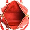 Saint Laurent Duffle small model handbag in red leather - Detail D3 thumbnail