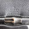 Gucci Bamboo shoulder bag in black leather - Detail D3 thumbnail