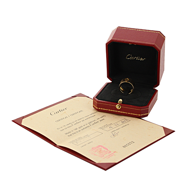Cartier Love size XL ring in yellow gold - Detail D2