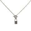 Hermes Cadenas Kelly necklace in silver - 00pp thumbnail