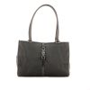 Gucci handbag in black canvas and black leather - 360 thumbnail
