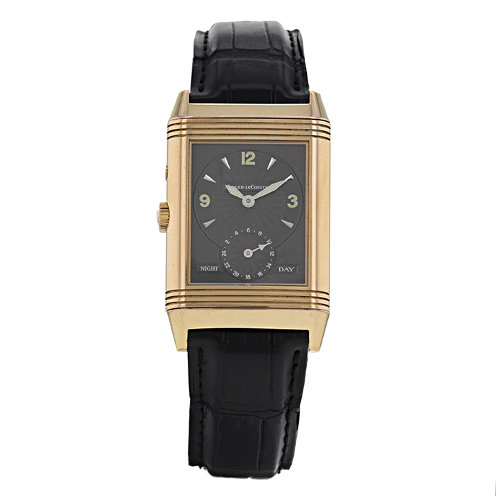 Jaeger Lecoultre Reverso-Duoface watch in pink gold Ref: 270254 Circa 2015 - Detail D2