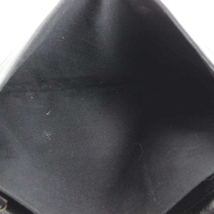 Pochette in pelle nera - Detail D3