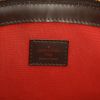 Sac à main Louis Vuitton en toile damier ébène et cuir marron - Detail D3 thumbnail