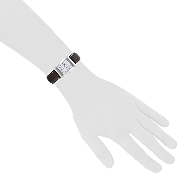 Montre Jaeger Lecoultre Reverso en acier Ref :  250886 Vers  2000 - Detail D1