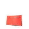 Valentino Garavani Rockstud pouch in red leather - 00pp thumbnail