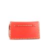 Valentino Garavani Rockstud pouch in red leather - 360 thumbnail