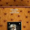 Bolso de mano Hermes Birkin 30 cm en avestruz marrón - Detail D4 thumbnail