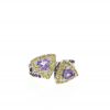 Mauboussin ring in white gold,  amethysts and quartz - 360 thumbnail