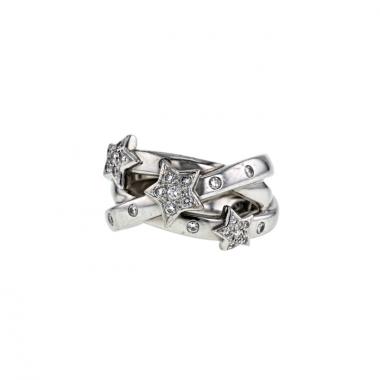 Chanel ring in white gold and diamonds Chanel ring in white gold and diamonds
