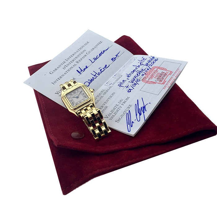 Reloj Cartier Panthère de oro amarillo Ref :  Panthère de Cartier - Detail D2