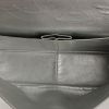 Chanel 2.55 handbag in silver quilted leather - Detail D3 thumbnail