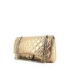 Bolso de mano Chanel 2.55 en cuero acolchado marrón dorado - 00pp thumbnail