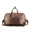 Louis Vuitton Kendall travel bag in burgundy taiga leather and burgundy leather - 360 thumbnail