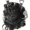 Bolso de mano Burberry en cuero acolchado negro - Detail D3 thumbnail