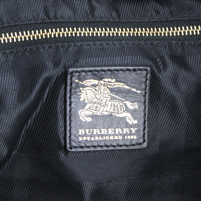 Borsa in pelle trapuntata nera - Detail D4