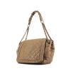 Chanel handbag in taupe quilted grained leather - 00pp thumbnail