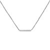 Messika Gatsby Barrette necklace in white gold and diamonds - 00pp thumbnail