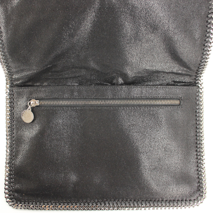 Stella McCartney pouch in black canvas - Detail D5