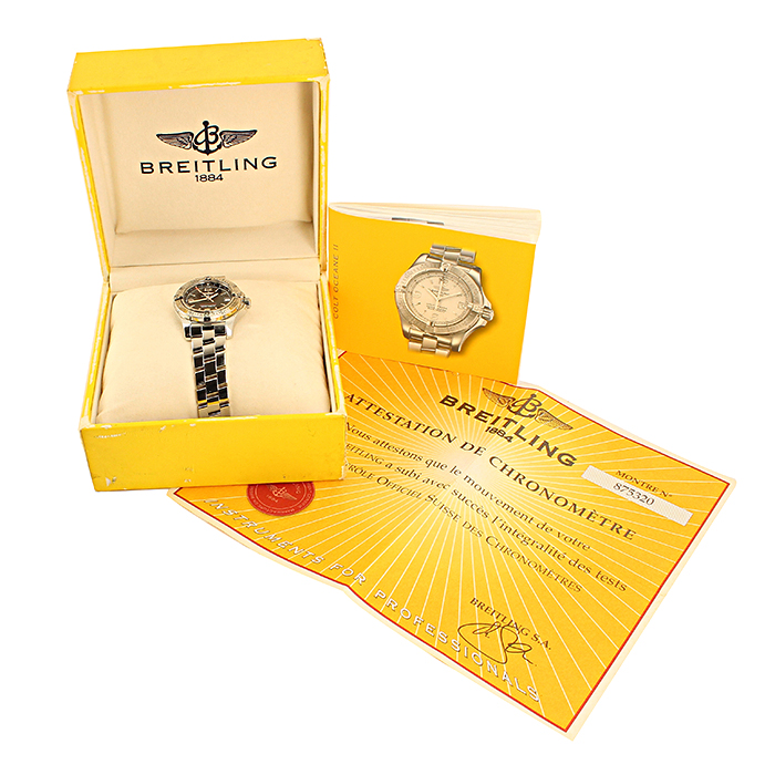 Reloj Breitling Colt de acero Ref :  A77380 Circa  2000