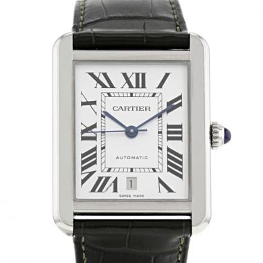 Orologio Cartier Tank Solo in acciaio e acciaio Circa  2000