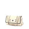 Chanel Croisière Bag handbag in off-white quilted leather and black piping - 00pp thumbnail