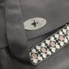 Mulberry handbag in black grained leather - Detail D5 thumbnail