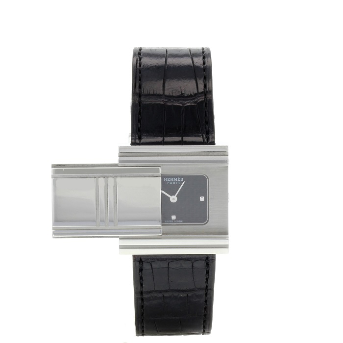 Reloj Hermes de acero - Detail D3