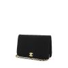 Bolso de mano Chanel Mademoiselle en tejido jersey negro - 00pp thumbnail