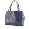 Armani handbag in blue vinyl - 00pp thumbnail