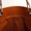 Shopping bag in tela monogram e pelle marrone - Detail D3 thumbnail