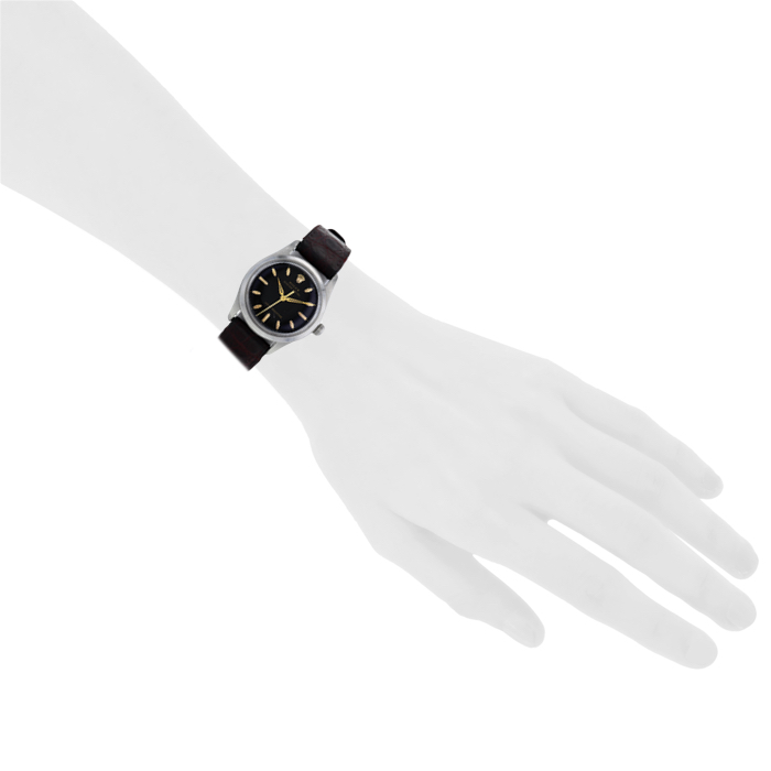 Rolex Oyster Royal watch in stainless steel Ref: 6144 Circa 1967 - Detail D1