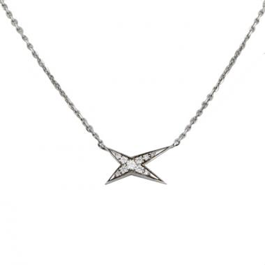 Collana Mauboussin Valentine For You in oro bianco e diamanti