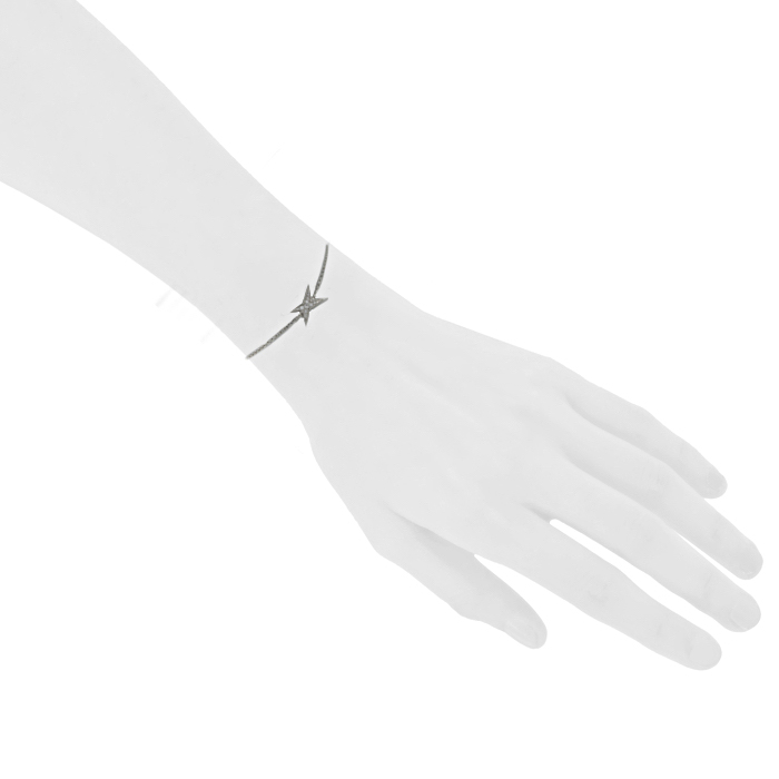 Bracciale Mauboussin Valentine For You in oro bianco e diamanti - Detail D1