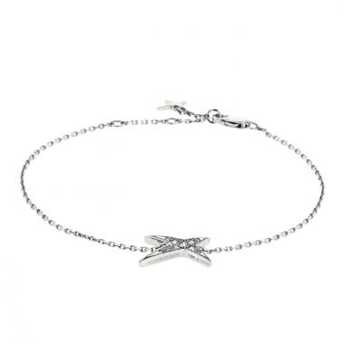 Bracciale Mauboussin Valentine For You in oro bianco e diamanti