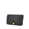 Hermes Dogon - Pocket Hand wallet in black grained leather - 00pp thumbnail
