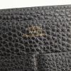 Hermes Dogon - Pocket Hand wallet in black grained leather - Detail D4 thumbnail