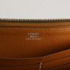 Hermes wallet in gold epsom leather - Detail D4 thumbnail