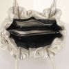 Lanvin handbag in silver leather - Detail D2 thumbnail