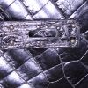 Hermès Kelly 35 cm shoulder bag in black porosus crocodile - Detail D4 thumbnail