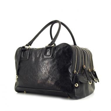 Borsa in pelle nera