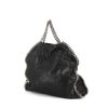 Stella McCartney Falabella handbag in black satiny canvas - 00pp thumbnail