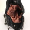 Bolso de mano Stella McCartney Falabella en lona satinada negra - Detail D3 thumbnail