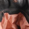 Bolso de mano Stella McCartney Falabella en lona satinada negra - Detail D4 thumbnail