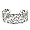 Bracciale rigido aperto Tiffany & Co Olive Leaf in argento - 00pp thumbnail