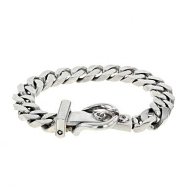 Bracciale Hermes Sellier modello piccolo in argento