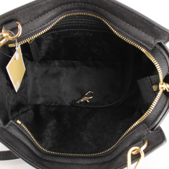 Borsa piccola in pelle nera - Detail D3
