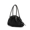 Salvatore Ferragamo handbag in black foal and black leather - 00pp thumbnail