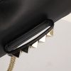 Valentino Garavani handbag in black leather - Detail D5 thumbnail